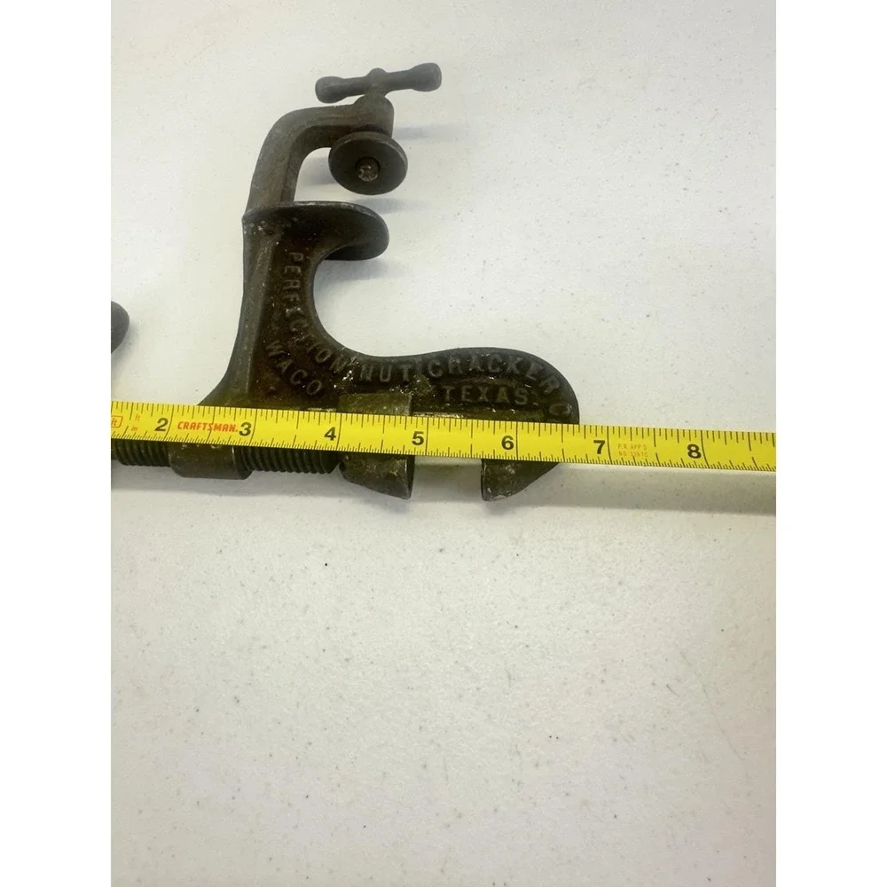 Antique Perfection No.100 Nut Cracker Cast Iron Waco Texas Pat Nov 10 1914 Clamp